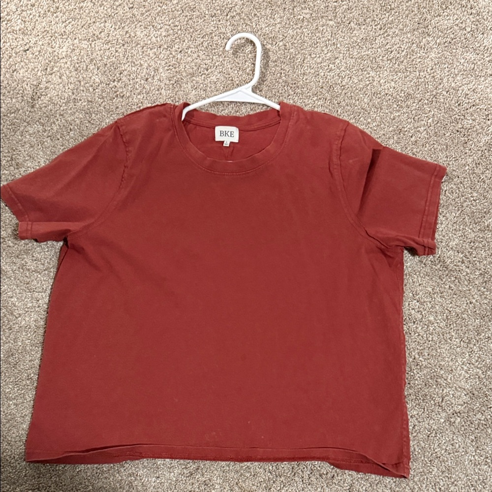 BKE adult Brick Red Short Sleeve Tee